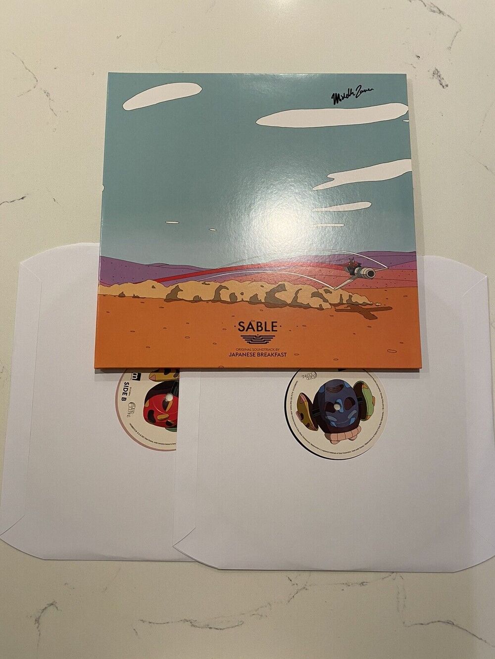 MICHELLE ZAUNER SIGNED SABLE Japanese Breakfast Soundtrack 2x LP Autographed